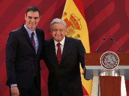 Tanto Pedro Sánchez como López Obrador subrayaron que la relación entre España y México va más allá de sus posturas específicas sobre la crisis venezolana. SUN/L. Godínez