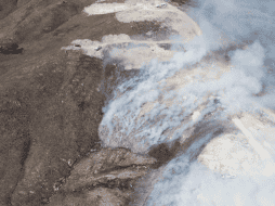 El incendio ocurrió hace cuatro días en el basurero propiedad de la empresa Hasar’s, ubicado sobre la Carretera a Colotlán. TWITTER / @UMPCyBZ