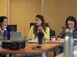 Fela Pelayo (centro), secretaria de Igualdad Sustantiva, ha remarcado que la prioridad es atender la agenda de género y dar resultados más allá de posturas políticas. FACEBOOK/FelaPelayoL