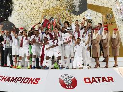 Dirigida por el técnico español Félix Sánchez, Qatar se coronó campeón tras marcar 19 goles y permitir solo uno. AFP / K. Sahib