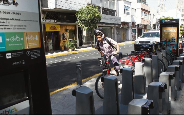 En promedio, la nueva tarifa de MiBici creció sólo 10 centavos por día. EL INFORMADOR / A. Camacho