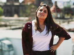 Jimena Longoria posa desde las instalaciones de El Informador. EL INFORMADOR / G. Gallo