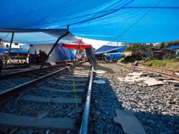 Además del bloqueo en el puerto Michoacano, también se encuentran tomadas las vías el tren en Pátzcuaro y Uruapan. SUN / ARCHIVO