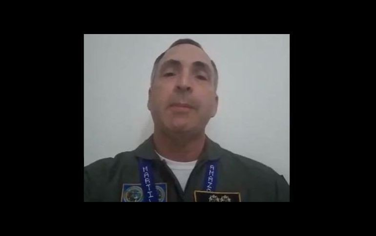 El militar confirmó su pronunciamiento desde Colombia. Twitter / @VenezuelaAhora_