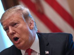 Donald Trump reconoció el 23 de enero al opositor Juan Guaidó como presidente interino de Venezuela, luego de su autoproclamación. AFP / ARCHIVO