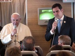 Francisco es el primer jefe de la Iglesia Católica que visita la Península Arábiga, cuna del Islam. EFE / L. Zennaro