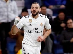 Benzema suma seis goles en los últimos cuatro partidos. EFE/J. Martín