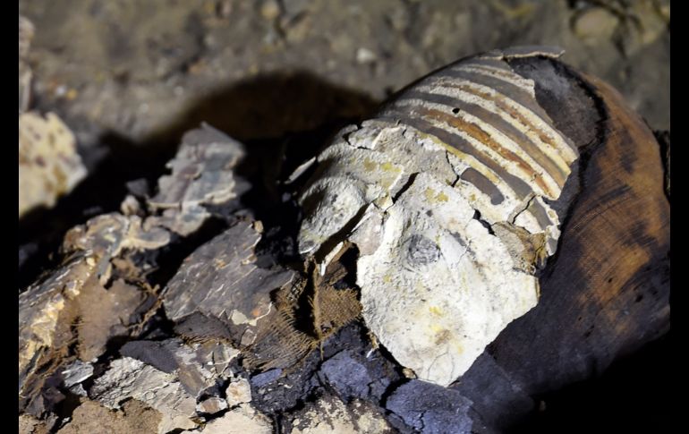 Se trata del primer descubrimiento de 2019 en esa zona de una misión conjunta egipcia que comenzó la excavación en febrero de 2018. AFP/M. El-Shahed