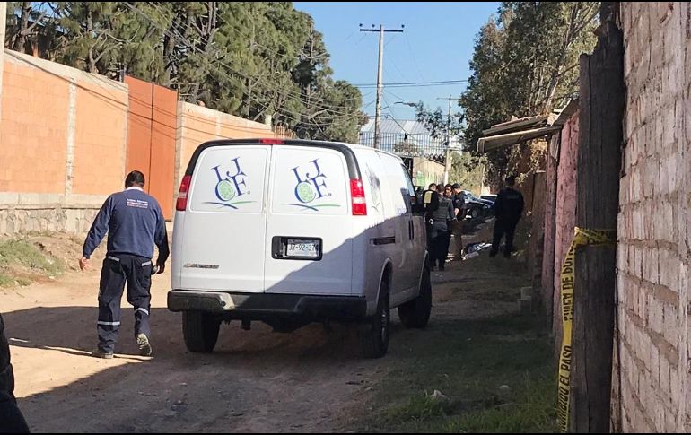 El cuerpo localizado en Zapopan se encontraba envuelto en bolsas y en una cobija de la cual sobresalía una extremidad. ESPECIAL