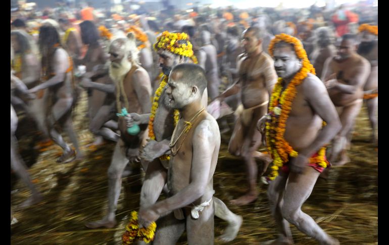 El Kumbh Mela es también un momento de reunión para los 