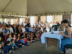 La cantante leyó un relato de la escritora tapatía Érika Zepeda. EL INFORMADOR / R. Romero