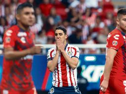 Josecarlos Van Rankin fue uno de varios jugadores rojiblancos que tuvo la oportunidad de anotar, pero la falta de contundencia o la figura de Sebastián Jurado se impusieron. EFE / F. Guasco