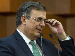 Marcelo Ebrard aclaró que no se ha planteado en este momento dar asilo político ni a Nicolás Maduro ni a Juan Guaidó. NTX / ARCHIVO