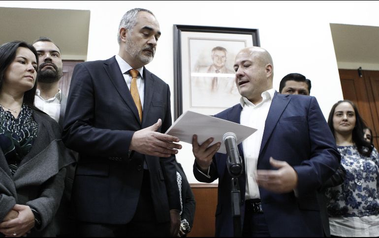 Alfaro propuso este martes ante el Poder Legislativo su iniciativa de reforma para crear un Congreso Constituyente. EL INFORMADOR / A. Camacho