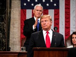 Trump mandará una propuesta al Congreso para combatir la migración ilegal que incluirá asistencia humanitaria, más agentes fronterizos, y mejores mecanismos contra el tráfico de drogas y de niños. EFE/D. Mills