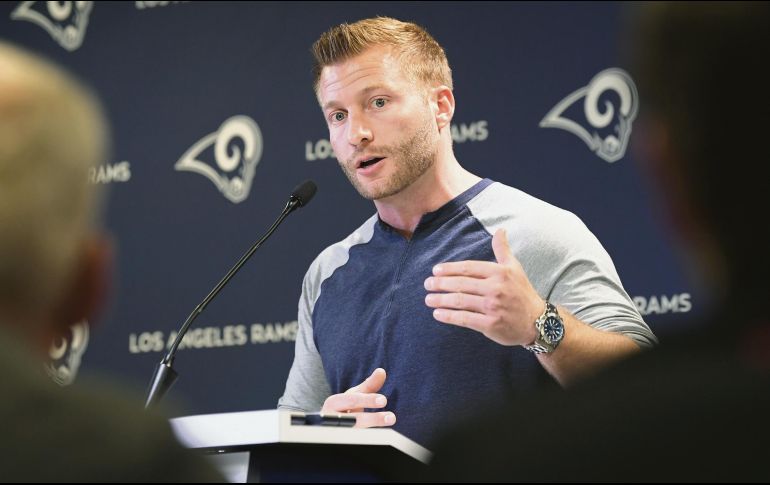 Sean McVay y los Rams dicen haber aprendido de la dolorosa derrota del domingo. AP / M. Terrill