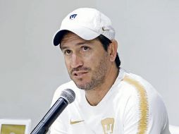 El técnico de los Pumas entiende la decisión de Nicolás Castillo de volver al futbol mexicano pero a un equipo diferente. EL UNIVERSAL