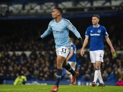 Gabriel Jesús anota el segundo gol del City en tiempo de compensación. EFE/P. Powell
