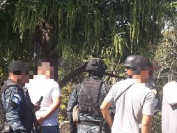 El sujeto fue detenido esta tarde en la zona de Villa Canales. TWITTER