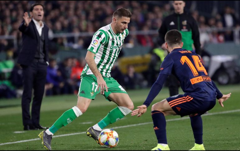 Sánchez marcó el memorable segundo gol bético al 54'. EFE/J. Muñoz
