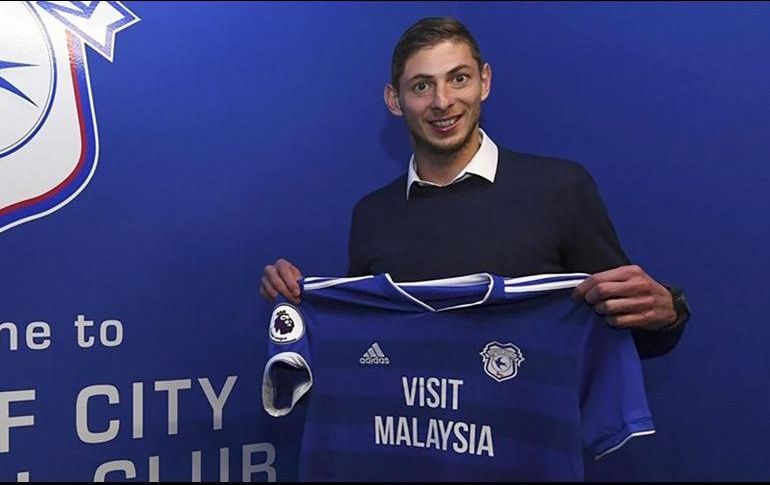 Al momento de su desaparición, Sala había apenas sido transferido del Nantes al Cardiff. AFP/ARCHIVO