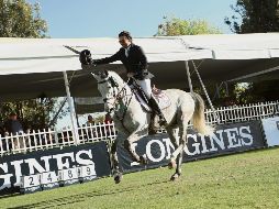 Pasquel, a lomos de “Coronado”, terminó su recorrido de desempate en 36.27 segundos, suficiente para llevarse el primer puesto. ESPECIAL