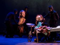 Escena de la pieza teatral “El pozo de los mil demonios”. FACEBOOK/LunaMorenaTiteres