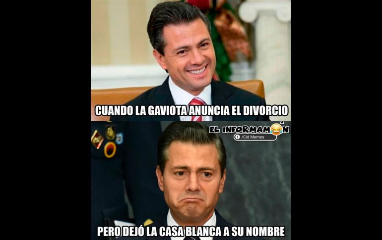 Los memes del divorcio entre Peña Nieto y 