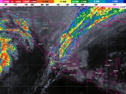 Esperan tormentas con granizadas en Tamaulipas, Hidalgo, Puebla, Veracruz, Oaxaca y Chiapas. ESPECIAL/CONAGUA
