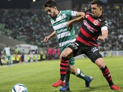 El partido se volvió un encuentro peleado en la media cancha, con pocas jugadas ofensivas. MEXSPORT / E. Terrazas