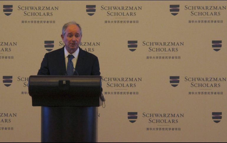 Stephen Schwarzman, director del fondo financiero BlackStone y amigo del presidente Donald Trump, forma parte de los suscriptores del comunicado. AP/Archivo