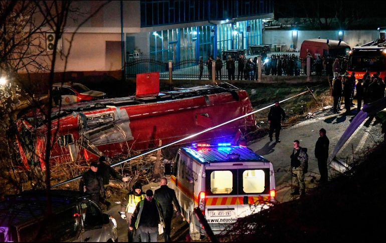 Al menos 30 personas resultaron heridas tras el hecho. AFP/STR