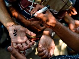 El dinero llegará en especie directamente a los centros de acopio instalados en la frontera con Colombia y Brasil y en la isla caribeña de Curazao. AFP/ L. Robayo