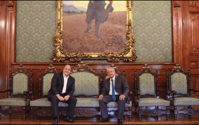 Alfaro señaló que además se trató el tema del abasto del agua en el área metropolitana de Guadalajara. TWITTER / @EnriqueAlfaroR