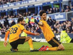 Después de 26 jornadas, Jiménez lleva nueve goles y cinco asistencias. TWITTER/@Raul_Jimenez9