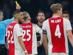 Inicialmente Ramos admitió haber buscado la amarilla de manera intencional, pero después se retractó. AP/ARCHIVO