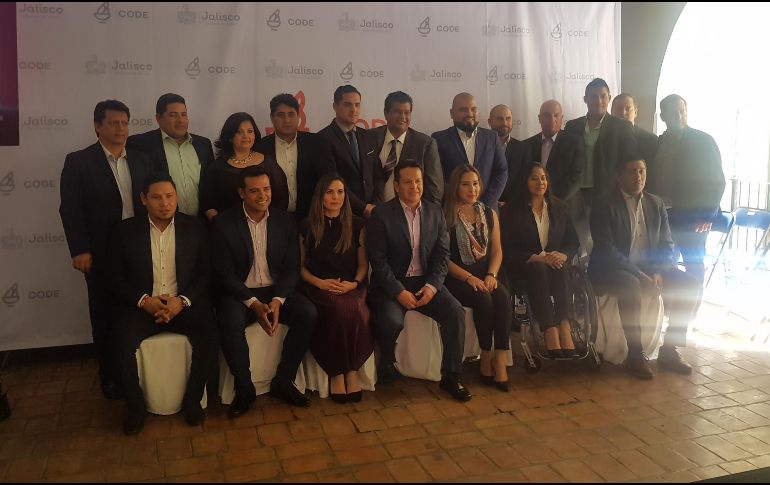 Luis Fernando Ortega (C) señaló que la preparación de los atletas que compiten en la Olimpiada nacional está priorizado. EL INFORMADOR/A. Ramírez