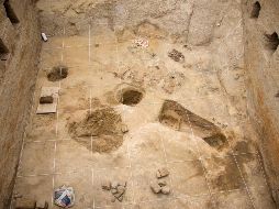 A pesar de los saqueos, los arqueólogos recuperaron algunos objetos, como vasijas y aríbalos. EFE/Ministerio de Cultura del Perú