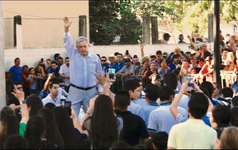 De gira por Guanajuato, el Presidente López Obrador anunció la medidas para el rescate de Pemex. NTX