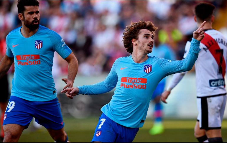 El equipo de Diego Simeone no realizó un buen partido pero se llevó los tres puntos gracias a Griezmann y puso así fin a la racha de malos resultados. AFP / O. Del Pozo
