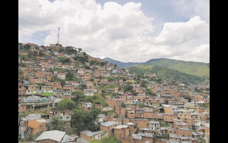 Desde el mirador ubicado en la Comuna 13, se puede apreciar parte de la ciudad.