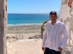 Mediante su cuenta de Twitter el Mandatario federal compartió una foto de su visita a este complejo. TWITTER / @lopezobrador_