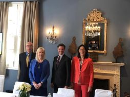 La Misión Económica de Bélgica a México, que se llevará a cabo Del 16 al 24 de febrero, es encabezada por la Princesa Astrid de Bélgica (de azul). TWITTER/evrara