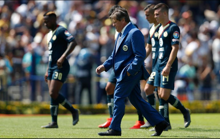 Golpe anímico para el América, al quedar descartado del once ideal de la séptima fecha del Clausura 2019. AP / E. Verdugo