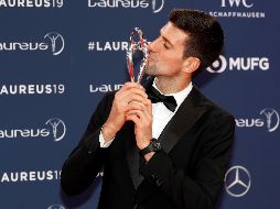 ''Ganar un Premio Laureus es lo que desea todo deportista y es un gran honor para mí'', dijo Djokovic. EFE / S. Nogier