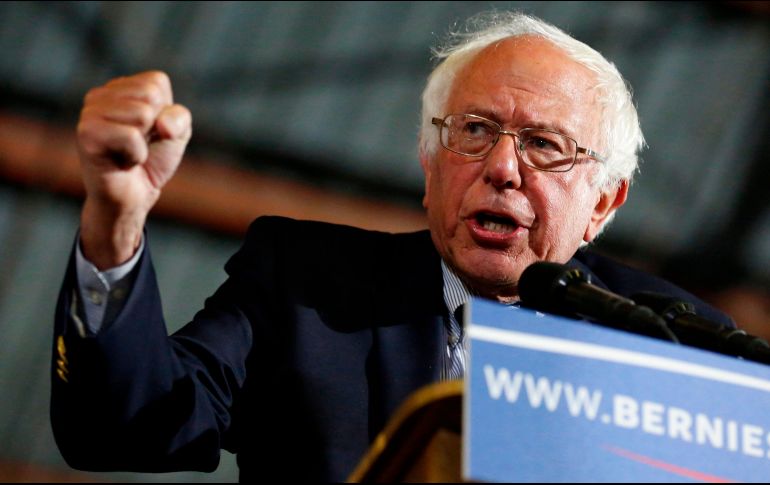 En las primarias de 2016 perdió la carrera ante Hillary Clinton que posteriori cayó frente a Donald Trump. AFP