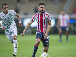 Juan Basulto (D) anotó uno de los goles con los que Chivas se impuso por 3-0 a Cafetaleros el pasado 15 de enero. MEXSPORT/ARCHIVO