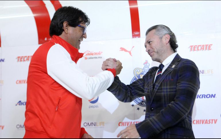 Bajo el mando de José Saturnino Cardozo (I), Chivas marcha en cuarto lugar del Clausura 2019. MEXSPORT/ARCHIVO