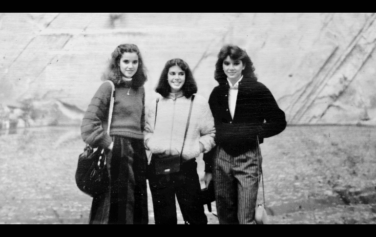 Amigas desde siempre, Sandra, Isa y Lorenza.