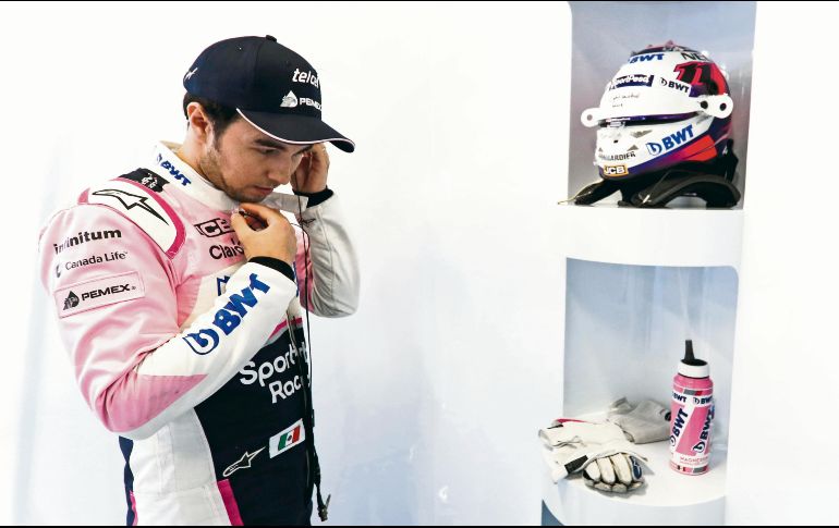 Para Sergio Pérez, perder el Gran Premio de México le quitaría exposición al país, lo que sería algo difícil de recuperar. SPORTPESA RACING POINT / G. DUNBAR